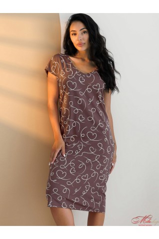 Женская ночная сорочка из хлопка Роксана 1335